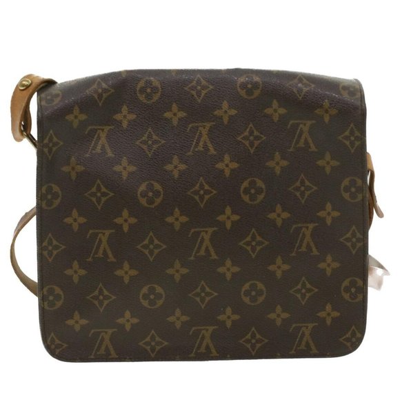 Authentic LOUIS VUITTON Monogram Cartouchiere Shoulder Bag - Picture 3 of 16